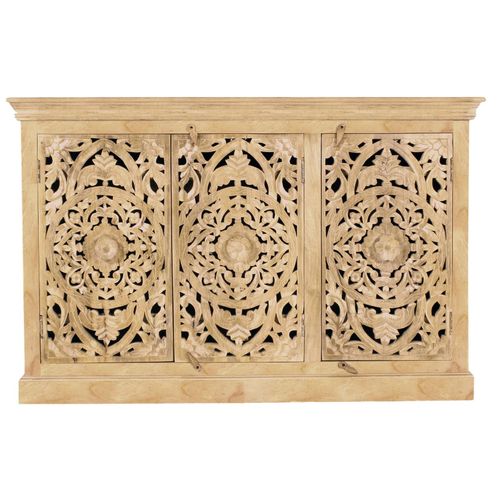 4059865162268 - Sideboard Lakadee Mangoholz Kommode Wohnzimmer Esszimmer Schrank Highboard
