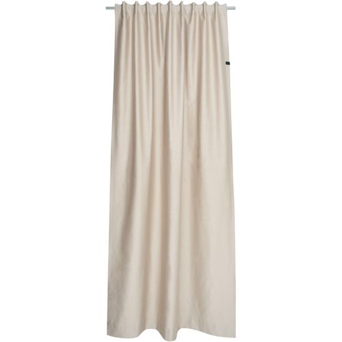 4005414469555 - Vorhang SCHÖNER WOHNEN-KOLLEKTION Soft Gr 1 beige (sand) Gardinen 250cm Multifunktionsband 130cm Polyester mit Lederapplikation B130cm H250cm