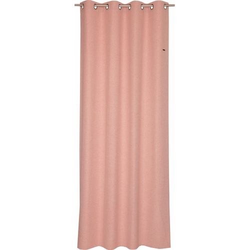 4005414267472 - Vorhang ESPRIT Harp Gardinen Gr 250 cm Ösen 140 cm rosa (rosé) Ösen Gardine HxB 250x140 Blickdicht mit Lederlabel (BxH) 140 x 250 cm