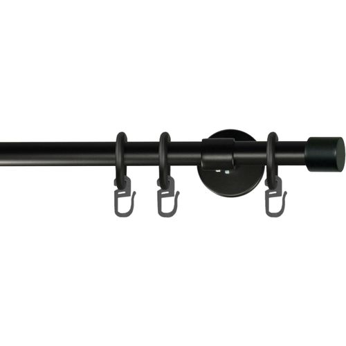 9002777143349 - Gardinenstange GARESA RUSTIKA Gardinenstangen Gr L 240 cm Ø 16 mm 1 läufig schwarz Gardinenstangen nach Maß rustikale Vorhanggarnitur einfache Montage mit Verbinder verlängerbar 9002777143349 - Gardinenstange GARESA RUSTIKA Gardinenstangen Gr L 240 cm Ø 16 mm 1 läufig schwarz Gardinenstangen nach Maß rustikale Vorhanggarnitur einfache Montage mit Verbinder verlängerbar