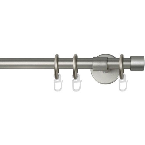 9002777142557 - Gardinenstange GARESA RUSTIKA Gardinenstangen Gr L 230 cm Ø 16 mm 1 läufig silberfarben (mattchromfarben) Gardinenstangen nach Maß rustikale Vorhanggarnitur einfache Montage mit Verbinder verlängerbar 9002777142557 - Gardinenstange GARESA RUSTIKA Gardinenstangen Gr L 230 cm Ø 16 mm 1 läufig silberfarben (mattchromfarben) Gardinenstangen nach Maß rustikale Vorhanggarnitur einfache Montage mit Verbinder verlängerbar
