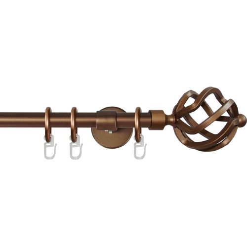 9002777138321 - Gardinenstange GARESA RUSTIKA Gardinenstangen Gr L 290 cm Ø 16 mm 1 läufig braun (bronzefarben) Kinder Gardinenstangen für rustikale Vorhanggarnitur verlängerbar m Ringe Endknopf Korb 9002777138321 - Gardinenstange GARESA RUSTIKA Gardinenstangen Gr L 290 cm Ø 16 mm 1 läufig braun (bronzefarben) Kinder Gardinenstangen für rustikale Vorhanggarnitur verlängerbar m Ringe Endknopf Korb