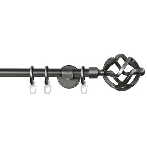 9002777139519 - Gardinenstange GARESA RUSTIKA Gardinenstangen Gr L 310 cm Ø 16 mm 1 läufig grau (graphit) Kinder Gardinenstangen für rustikale Vorhanggarnitur verlängerbar m Ringe Endknopf Korb 9002777139519 - Gardinenstange GARESA RUSTIKA Gardinenstangen Gr L 310 cm Ø 16 mm 1 läufig grau (graphit) Kinder Gardinenstangen für rustikale Vorhanggarnitur verlängerbar m Ringe Endknopf Korb