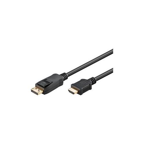 4040849648458 - DisplayPort 20HDMI 21 Kabel 10 m schwarz 4040849648458 goobay