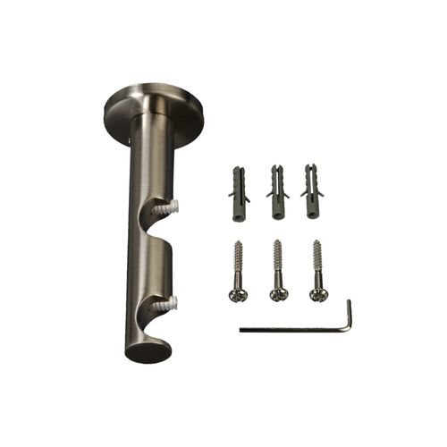 4016318294211 - Träger Gardinenstangenhalterungen Gr Länge 12 cm silberfarben (edelstahlfarben) Gardinenstangenhalter Gardinenstangenhalterungen 12 cm offen für ø 20 mm 2-läufig 4016318294211 - Träger Gardinenstangenhalterungen Gr Länge 12 cm silberfarben (edelstahlfarben) Gardinenstangenhalter Gardinenstangenhalterungen 12 cm offen für ø 20 mm 2-läufig