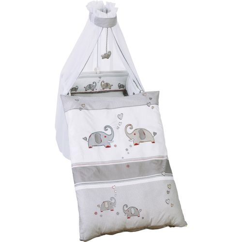 4005317274782 - Kinder-Bettgarnitur 4-tlg Jumbotwins Bettset mit Bettwäsche 100x135cm Nestchen Himmel 1 St