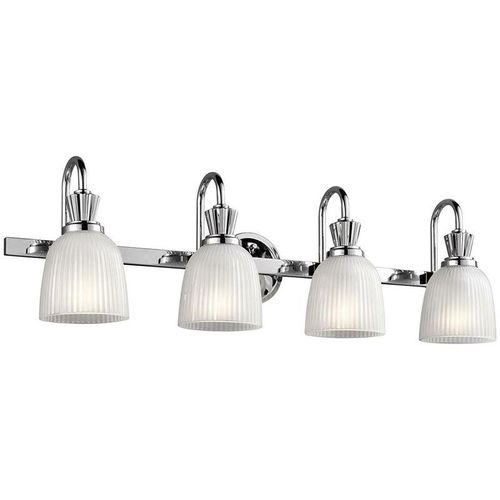 5024005295716 - Elstead - Kichler KL-CORA4-BATH Wandleuchte Cora 4x3W led G9 Stahl poliert chrom H241cm B827cm IP44 3000K