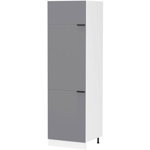 4051814442100 - Küchenschrank Breite 60 cm Hochschrank Küche Küchenmöbel Fasola (Farbe Weiß   Anthrazit)