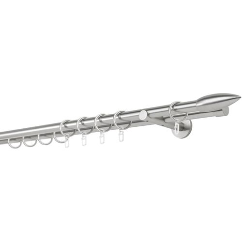 4066866132640 - Gardinenstange MYDECO 20mm Cardo Wandträger 12 cm Gardinenstangen Gr L 190 cm 2 läufig silberfarben (edelstahlfarben) Gardinenstangen Wandmontage 4066866132640 - Gardinenstange MYDECO 20mm Cardo Wandträger 12 cm Gardinenstangen Gr L 190 cm 2 läufig silberfarben (edelstahlfarben) Gardinenstangen Wandmontage