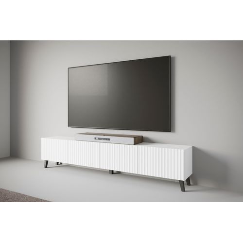 4068222739890 - Lowboard INOSIGN LOWBOARD PHUKET Sideboards Gr B H T 190 cm x 39 cm x 32 cm weiß matt matt mdf Lowboards TV-Board mit Strukturfront grifflose Breite 190 cm