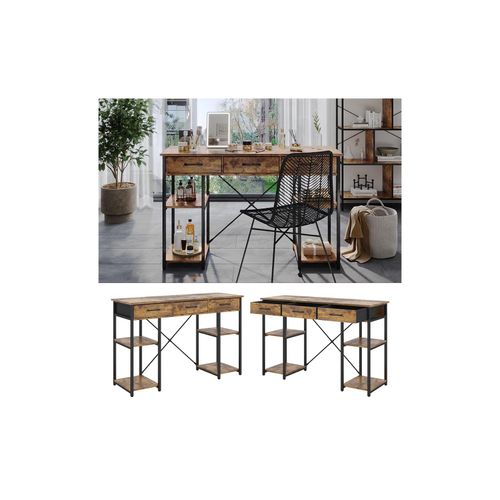 4066731451432 - Schminktisch Chino Eiche rustikal 120 cm mit Schubladen Vicco 4066731451432 - Schminktisch Chino Eiche rustikal 120 cm mit Schubladen Vicco
