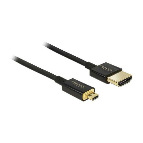 4043619847846 - Hdmi Kabel Ethernet a -micro d St St 300m 3D 4K sli (84784) - Delock