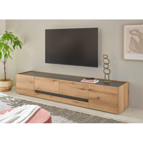 4068222638797 - Lowboard INOSIGN City Giron Sideboards Gr B H T 220 cm x 40 cm x 45 cm 2 St beige (eichefarben anthrazit) Breite ca 220 cm