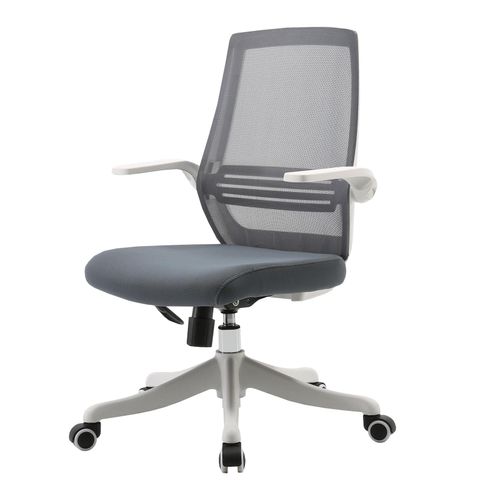 4057651532509 - Moderner Bürostuhl MCW-J88 Schreibtischstuhl ergonomisch atmungsaktiv Taillenstütze anhebbare Armlehne ~ grau