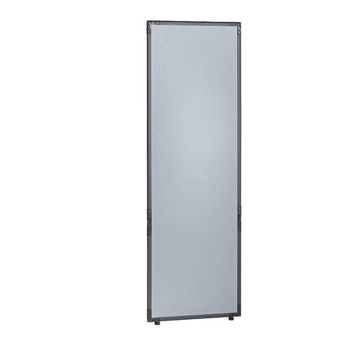 8057432400030 - Trennwand Kunststoff Rahmen schiefergrau silbergrau HxB 1950 x 650 mm 8057432400030 - Trennwand Kunststoff Rahmen schiefergrau silbergrau HxB 1950 x 650 mm