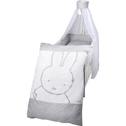 4005317313146 - Kinder-Bettgarnitur 4-tlg miffy® Bettset mit Bettwäsche 100x135cm Nestchen Himmel 1 St