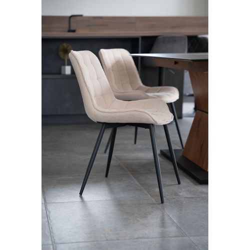 4058166248589 - Polsterstuhl ikalo - weiche Polsterung bis 120 kg belastbar i Küchenstuhl Speisestühle Esszimmerstühle - Home Deluxe