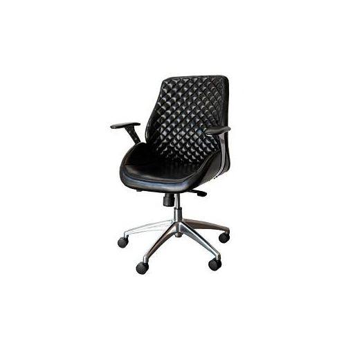 4061815507050 - Bürostuhl Pantera low 212620 Kunstleder schwarz Gestell chrom