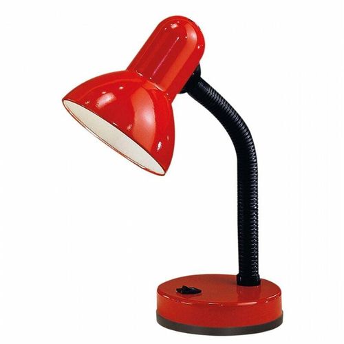 9002759923006 - 9230 Büroleuchte basic 1 Kunststoff Stahl rot E27 max1X40W H30cm mit Wippschalter - Eglo 9002759923006 - 9230 Büroleuchte basic 1 Kunststoff Stahl rot E27 max1X40W H30cm mit Wippschalter - Eglo
