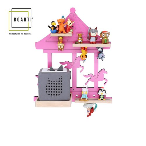 4260641123124 - Wandregal Holzregal hängend platzsparendes Regal Maße H 41 x B 35 x T 19 cm Elegantes Regal hängend Aufbewahrungsregal Tonieregal - Karussell Gr 35 pink B35cm H41cm T19cm Holzwerkstoff Holz Spanplatte Regale 4260641123124 - Wandregal Holzregal hängend platzsparendes Regal Maße H 41 x B 35 x T 19 cm Elegantes Regal hängend Aufbewahrungsregal Tonieregal - Karussell Gr 35 pink B35cm H41cm T19cm Holzwerkstoff Holz Spanplatte Regale