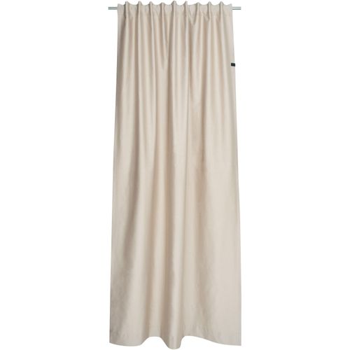 4005414469630 - Vorhang SCHÖNER WOHNEN-KOLLEKTION Soft Gardinen Gr 300 cm Multifunktionsband 130 cm beige (sand) Landhaus Gardinen mit Lederapplikation