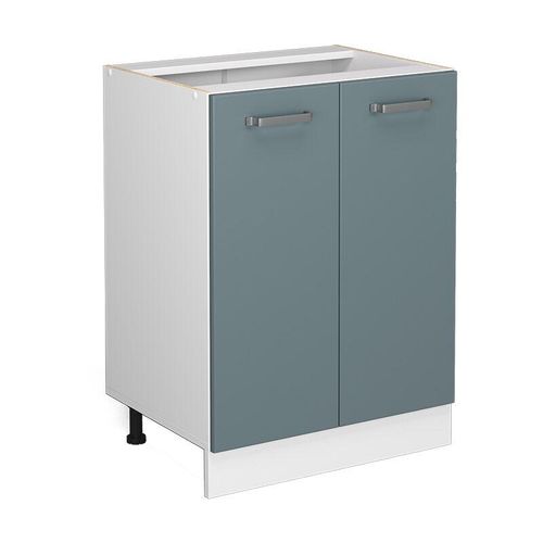 4066731396023 - Küchenunterschrank R-Line Blau-Grau 60 cm  AP Anthrazit Vicco