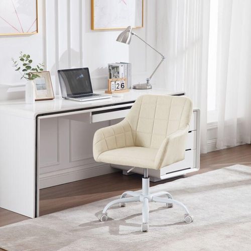4063425211808 - Bürostuhl ergonomisch 360 ° Drehstuhl Schreibtischstuhl mit Rollen Schminktisch Stuhl Sessel höhenverstellbar für Home Office Schlafzimmer 4063425211808 - Bürostuhl ergonomisch 360 ° Drehstuhl Schreibtischstuhl mit Rollen Schminktisch Stuhl Sessel höhenverstellbar für Home Office Schlafzimmer