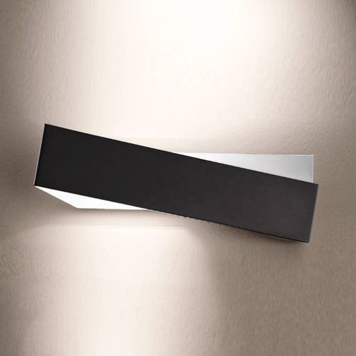 8033913155804 - Linea Light Wandleuchte Zig Zag in schwarz-weiß 43 cm