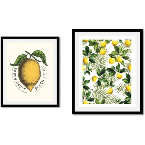 4067437337228 - Bild QUEENCE Set Citrus Bilder Gr B H 30 cm x 40 cm Wandbild Hochformat 1 St gelb Kunstdrucke gerahmt 4067437337228 - Bild QUEENCE Set Citrus Bilder Gr B H 30 cm x 40 cm Wandbild Hochformat 1 St gelb Kunstdrucke gerahmt