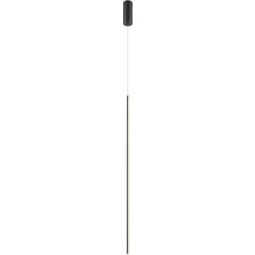 4255596719164 - Licht-erlebnisse - Hängelampe led Aluminium d 17 cm rund h max 415 cm Schwarz mit Farbwechsel 3000-4000 k 750 lm - Schwarz