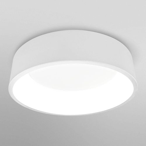 4058075486560 - Ledvance Smarte led Wand-und Deckenleuchte für Innen mit WiFi Technologie Lichtfarbe änderbar (3000K-6500K) Weiss 450mm Kompatibel mit Google und