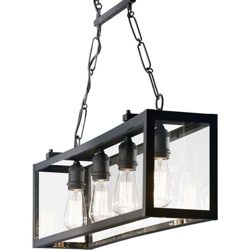 8055303779025 - Iperbriko - Hängeleuchte schwarz l 915 x h min 550 - max 1650 x t 170 mm 8055303779025 - Iperbriko - Hängeleuchte schwarz l 915 x h min 550 - max 1650 x t 170 mm