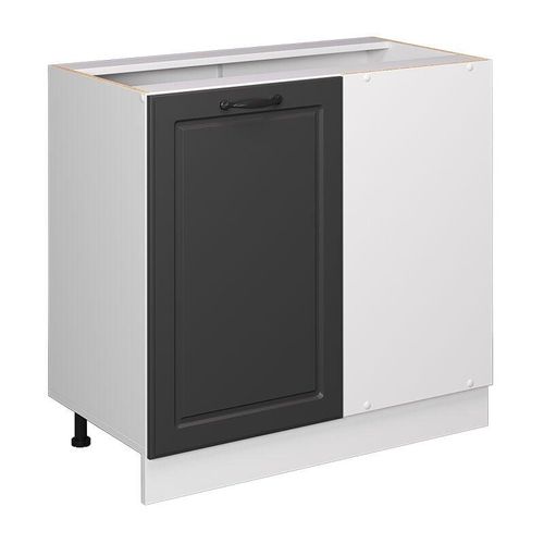 4066731396207 - Küchenunterschrank R-Line Anthrazit Landhaus 86 cm AP Marmor Vicco