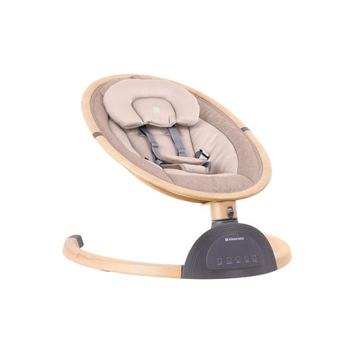 3800171203241 - Kikkaboo Babywippe Ashlee elektrisch Schaukelfunktion Moskitonetz Fernbedienung beige