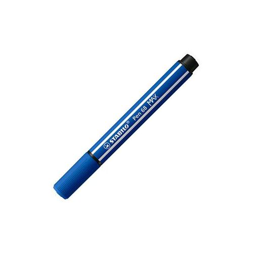 4006381569613 - STABILO Pen 68 MAX - Felt-tip pen with thick chisel tip - dark blue