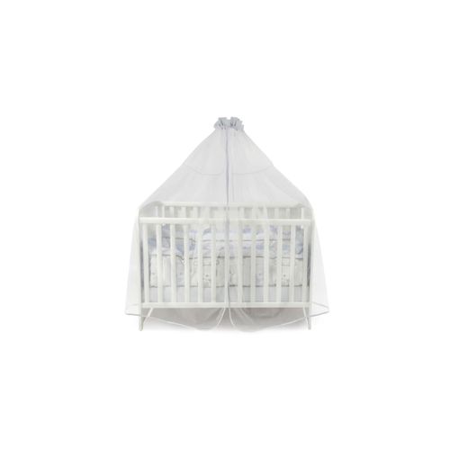 3800151941279 - Babybetthimmel Baldachin 480 x 150 cm Insektenschutz Babybett Laufstall blau