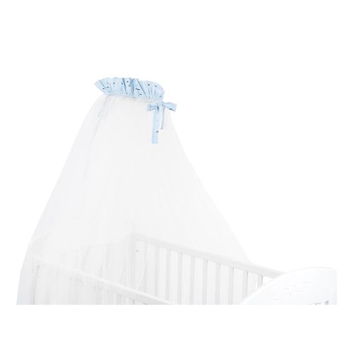 3801140000199 - Kikkaboo Babybetthimmel Bear with me 200 x 500 cm Baldachin Insektenschutz blau 3801140000199 - Kikkaboo Babybetthimmel Bear with me 200 x 500 cm Baldachin Insektenschutz blau