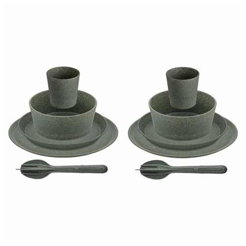 4002942589854 - Kombiservice KOZIOL Geschirr-Set Service CONNECT SET HELSINKI Geschirr-Sets Gr 10 tlg grau (nature ash grey) Geschirr-Set Co² neutral produziert Made in Germany 10 Teile für 2 Personen 4002942589854 - Kombiservice KOZIOL Geschirr-Set Service CONNECT SET HELSINKI Geschirr-Sets Gr 10 tlg grau (nature ash grey) Geschirr-Set Co² neutral produziert Made in Germany 10 Teile für 2 Personen