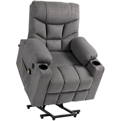 4251756491802 - Sessel Andover I Relaxsessel Elektrisch Verstellbar Mit Aufstehhilfe I Fernsehsessel Mit Liegefunktion USB Ports Und Getränkehalter