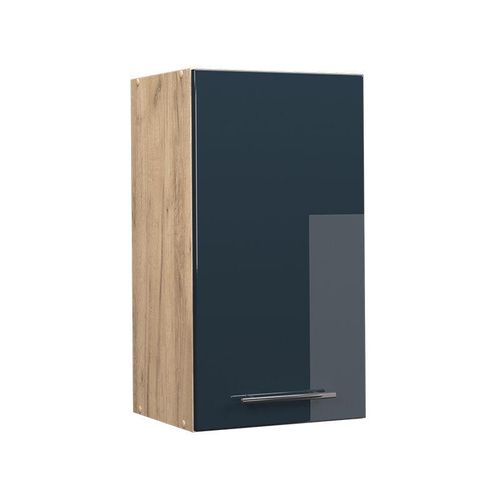 4066731413577 - Hängeschrank Fame-Line Dunkelblau Hochglanz 40 cm Vicco