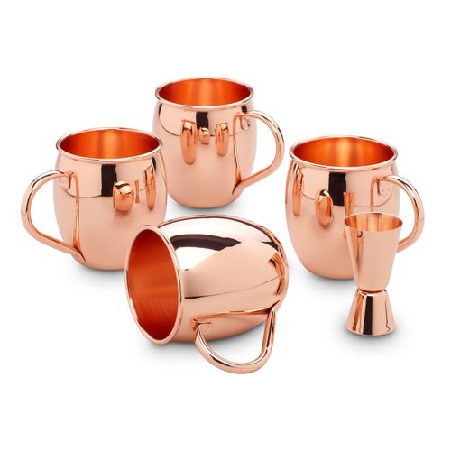 4260238063765 - Echtwerk Moscow Mule Becher Set 5tlg aus Edelstahl 4260238063765 - Echtwerk Moscow Mule Becher Set 5tlg aus Edelstahl