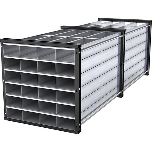 4251305418151 - eurokraft pro Wabenregal HxBxT 1000 x 1000 x 3000 mm 24 Wannen 4 x 6 Fächer 4251305418151 - eurokraft pro Wabenregal HxBxT 1000 x 1000 x 3000 mm 24 Wannen 4 x 6 Fächer