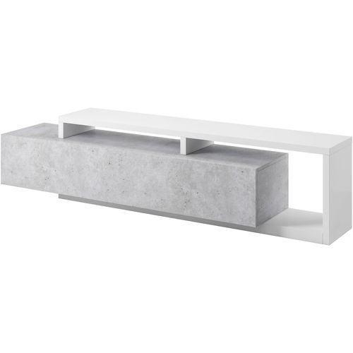 4068223037704 - Lowboard INOSIGN Bota Sideboards Gr B H T 219 cm x 52 cm x 45 cm weiß (weiß betonoptik) Breite 219 cm