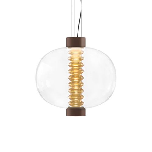 8015086009726 - Bolha LED-Pendelleuchte aus Glas amber