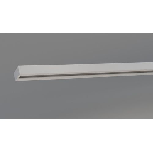 4042627419984 - Schienensystem INDEKO Objektschiene weiß Gardinenstangen L 560cm 1 läufig Aluminium Kunststoff Innenlauf Gardinenschiene Komplett-Set inkl Gleitern&Montagematerial L560cm