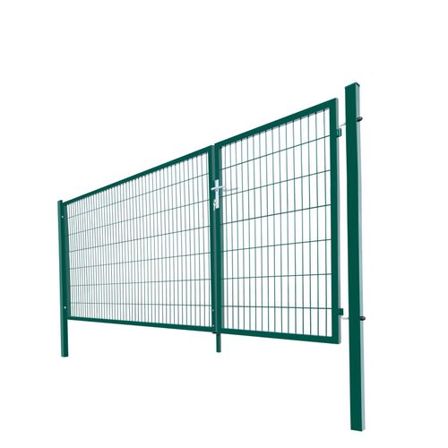 4058166115027 - HOME DELUXE Doppelflügel Gartentor ADITUS grün 140 x 350 cm 4058166115027 - HOME DELUXE Doppelflügel Gartentor ADITUS grün 140 x 350 cm