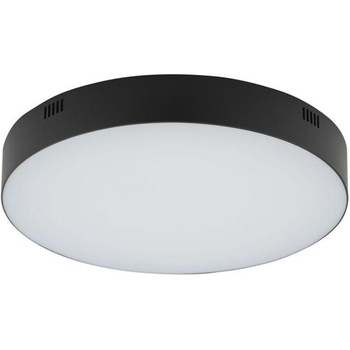 4255596664006 - LED Deckenleuchte D 30 cm rund Schwarz 3000 K warmweiß 4300 lm Modern