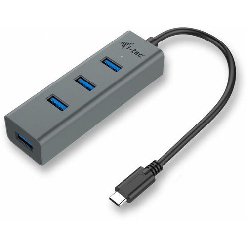 8595611702266 - Itec - i-tec usb-c hub 4 port usb 30 Metall (C31HUBMETAL403)