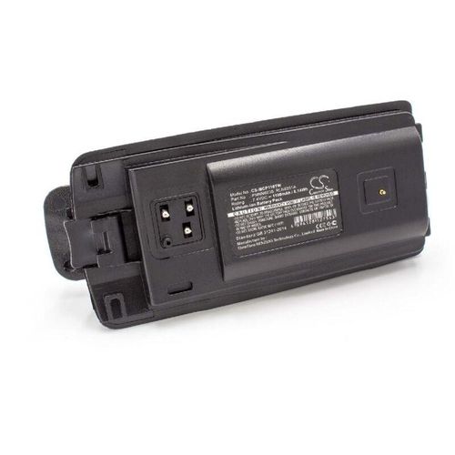 4069099507896 - Vhbw - 1x Akku Ersatz für Motorola PMNN6035 6080384X65 RLN6305 für Funkgerät Walkie Talkie (1100 mAh 74 v Li-Ion) + Gürtelclip