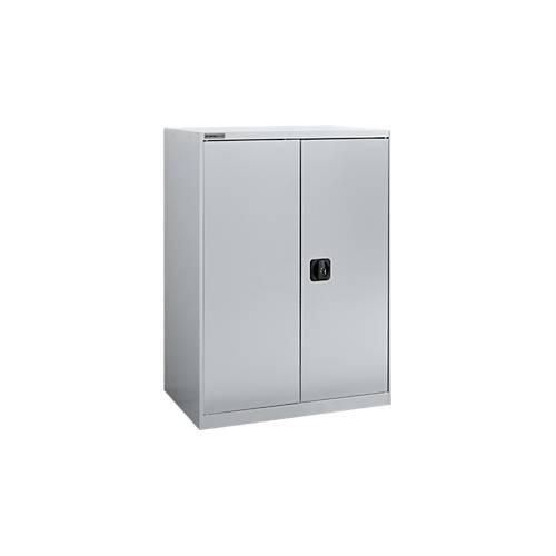 4051273634634 - Flügeltürenschrank Select MS-i 12408 Stahlblech B 800 x T 400 x H 1215 mm 3 OH Weißaluminium bis 150 kg 4051273634634 - Flügeltürenschrank Select MS-i 12408 Stahlblech B 800 x T 400 x H 1215 mm 3 OH Weißaluminium bis 150 kg